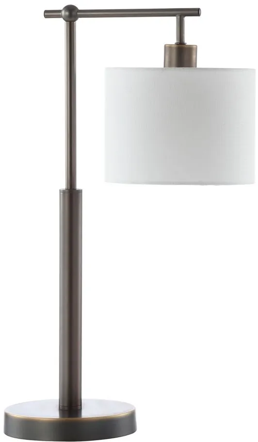 Hugh Table Lamp in Brown by Safavieh