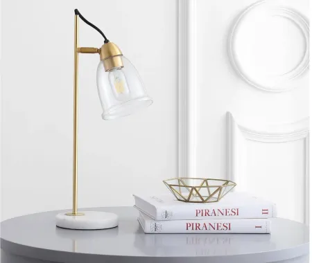 Kylen Table Lamp in White by Safavieh