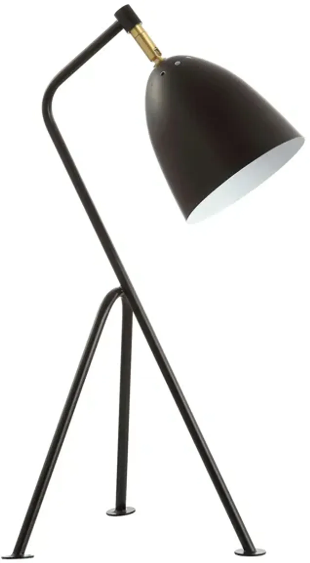 Aharon Task Table Lamp in Black by Safavieh