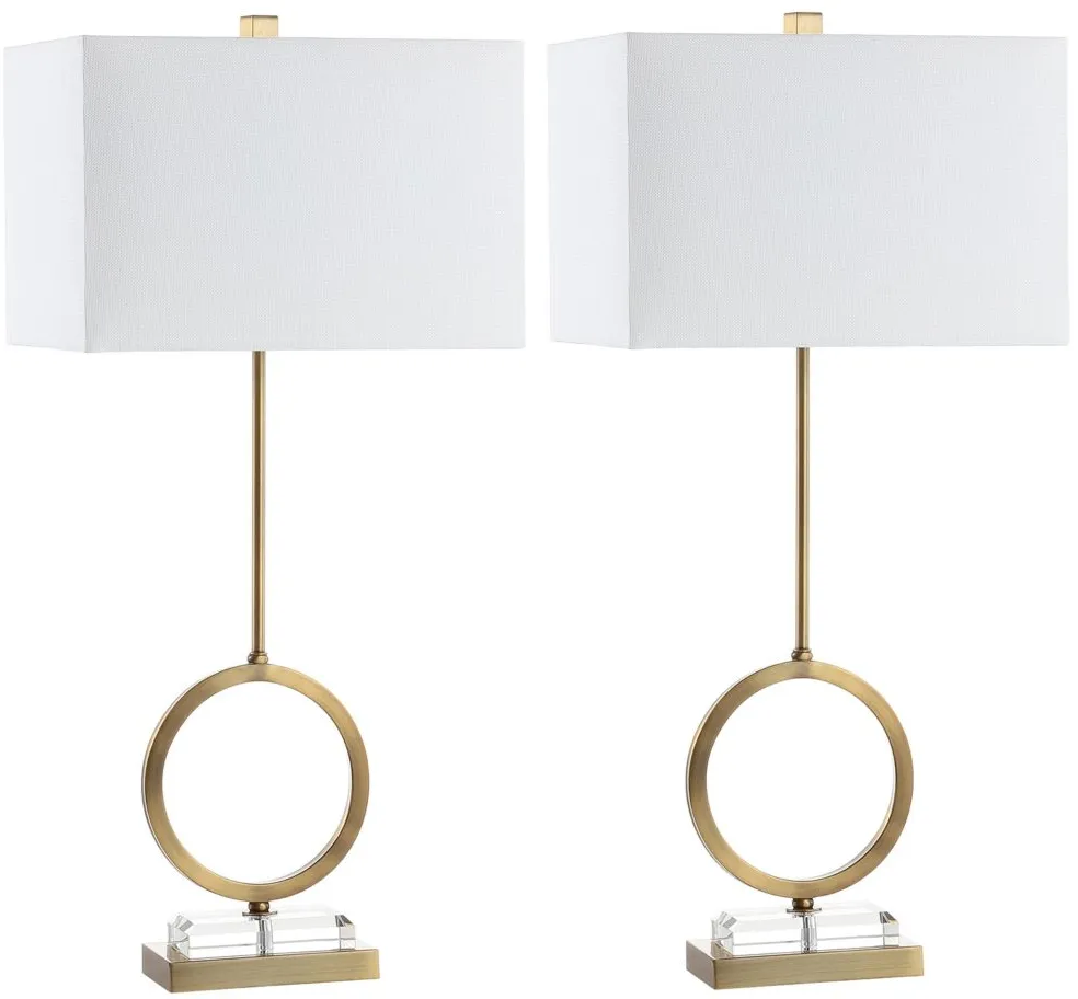Maison Table Lamp Set in Clear by Safavieh