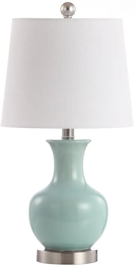 Eliseo Table Lamp in Blue by Safavieh