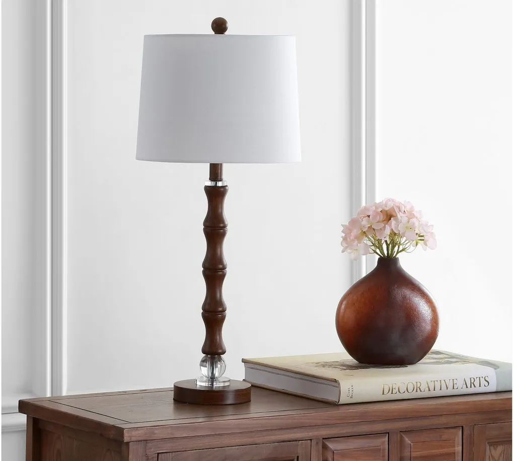 Makayla Table Lamp in Brown by Safavieh