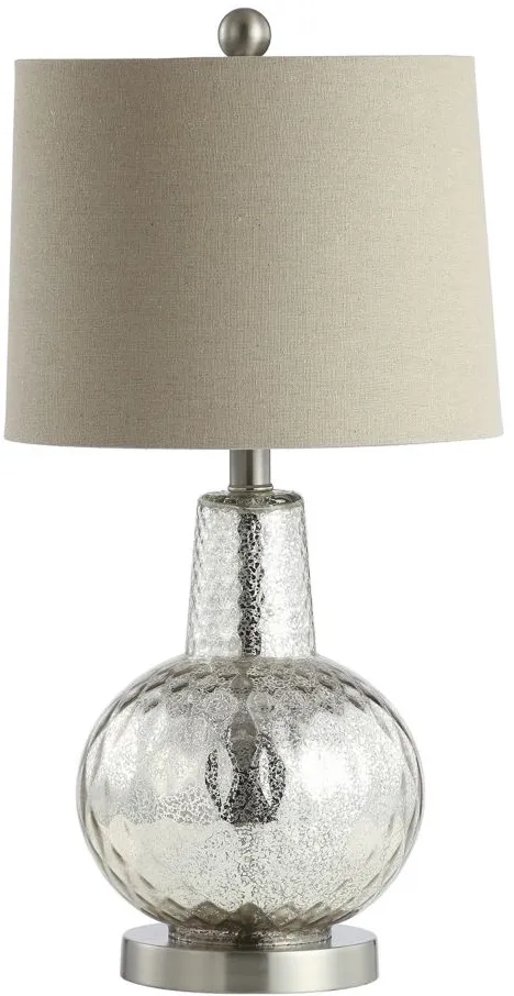 Olinda Table Lamp in Silver by Safavieh