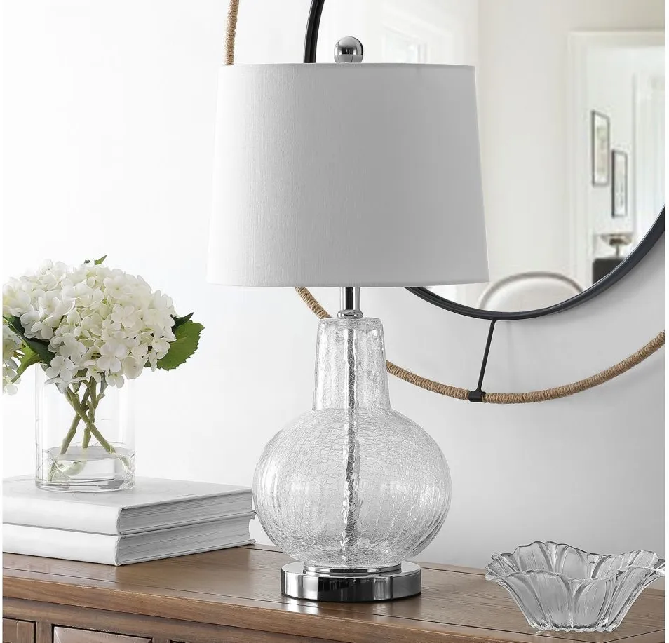 Olinda Table Lamp in Clear by Safavieh