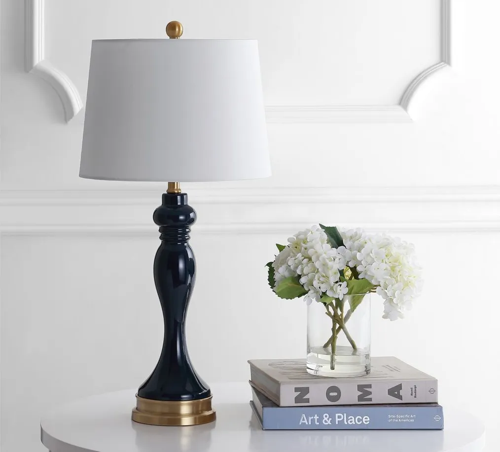 Shiloh Table Lamp in Navy by Safavieh