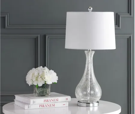 Turner Table Lamp in Clear by Safavieh
