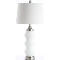 Ephraim Table Lamp in White by Safavieh