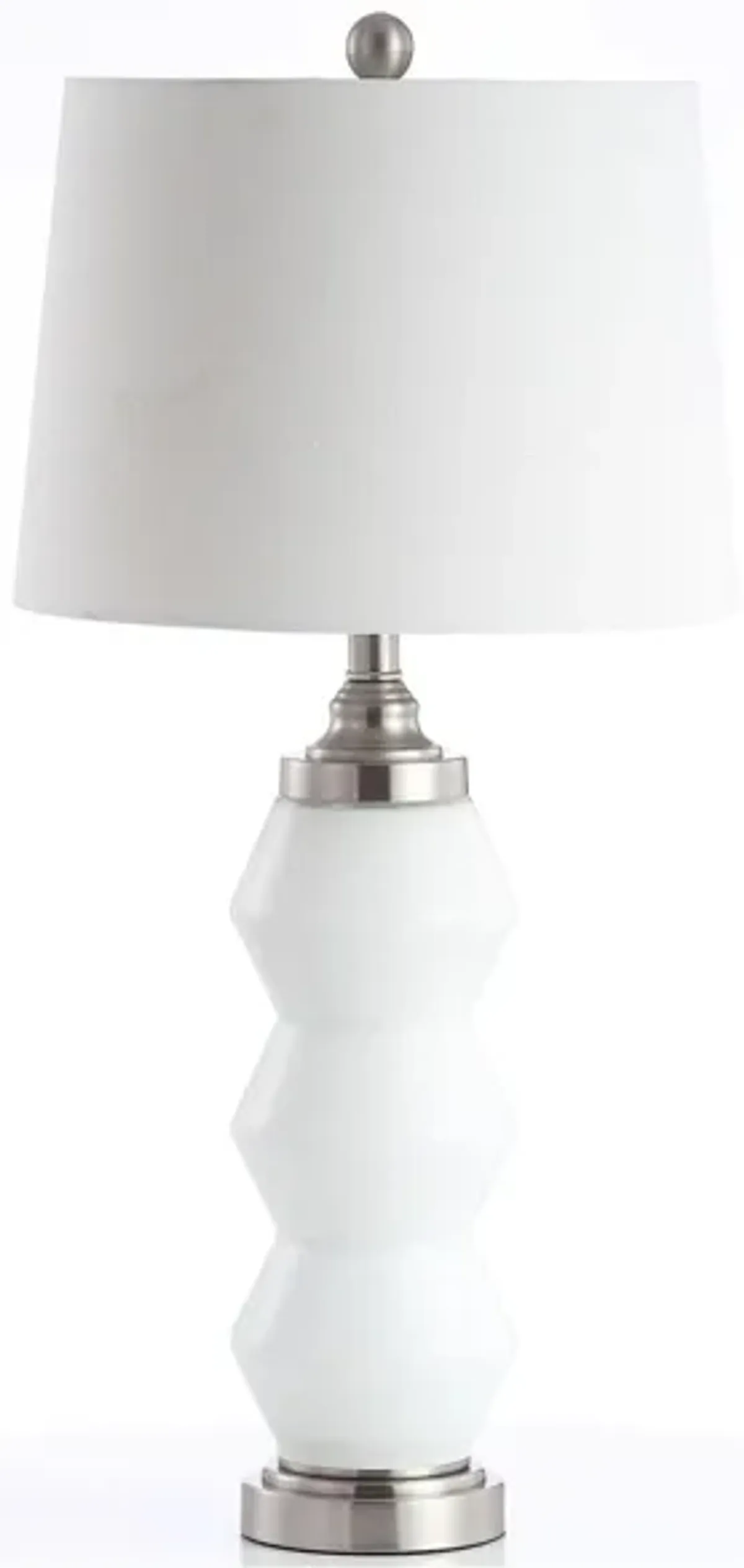 Ephraim Table Lamp in White by Safavieh