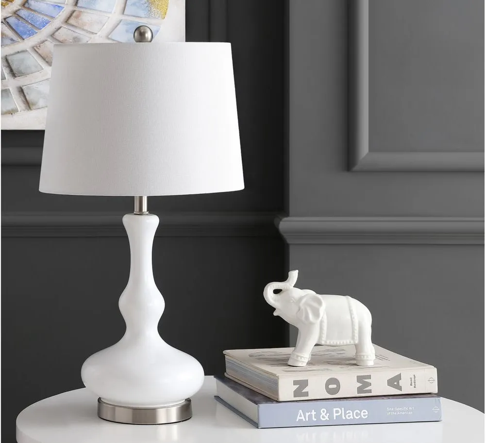 Melville Table Lamp in White by Safavieh