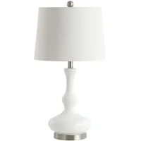 Melville Table Lamp in White by Safavieh