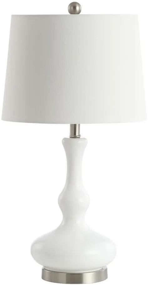 Melville Table Lamp in White by Safavieh