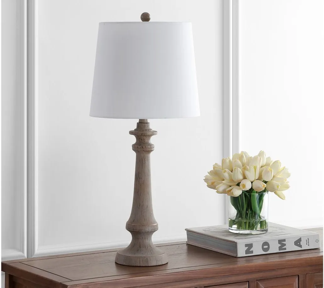 Jareth Table Lamp in Brown by Safavieh