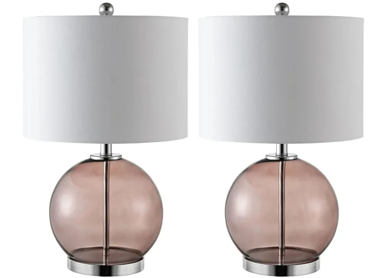 Dariel Table Lamp Set in Gray by Safavieh