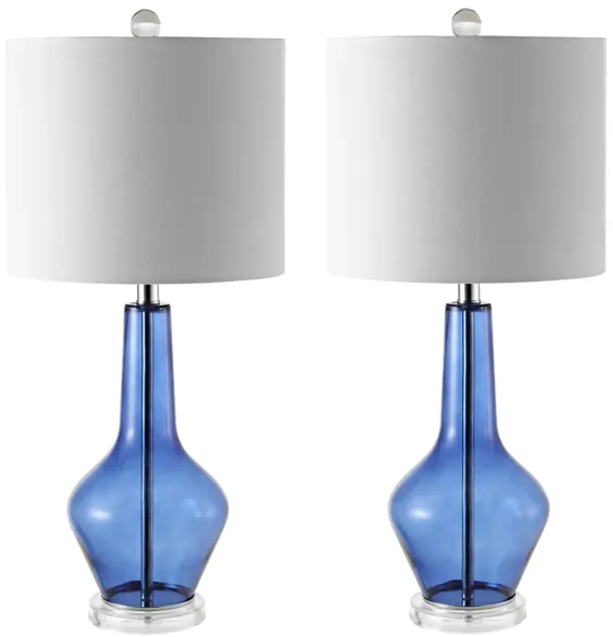 Obie Table Lamp Set in Blue by Safavieh