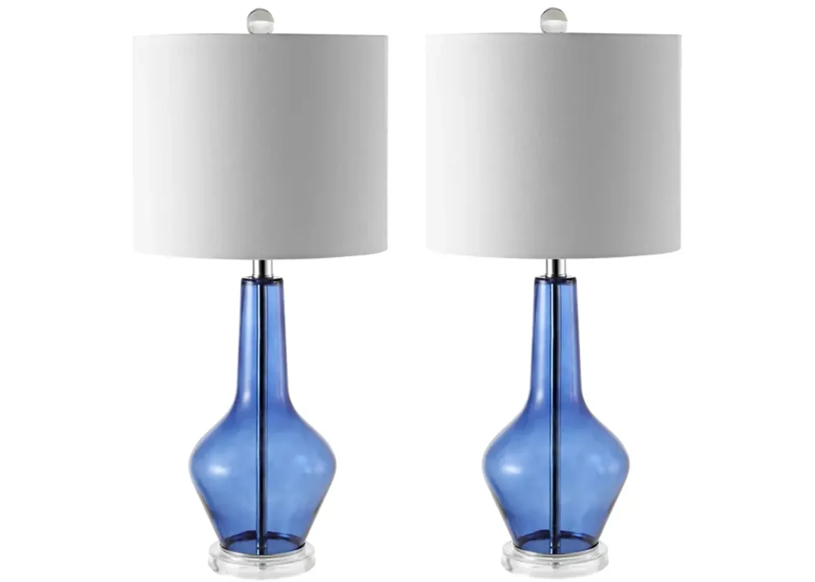 Obie Table Lamp Set in Blue by Safavieh