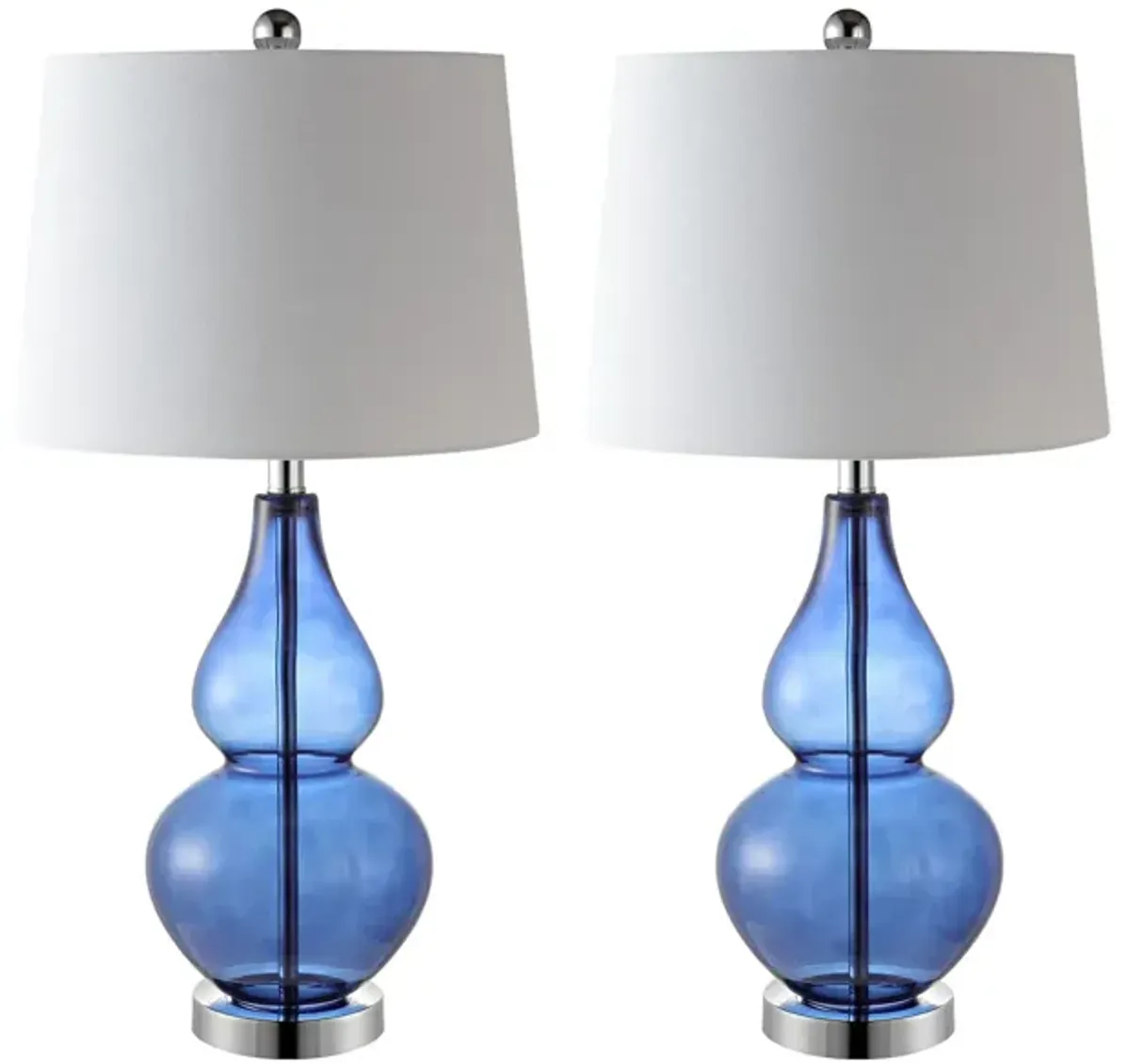 Graham Table Lamp Set in Blue by Safavieh