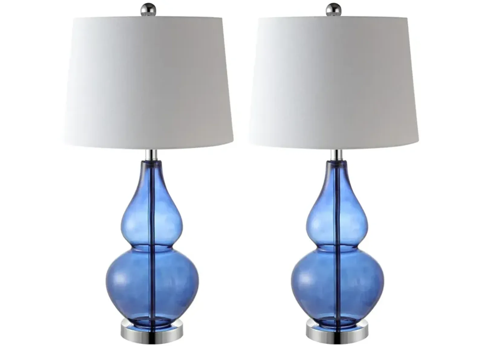 Graham Table Lamp Set in Blue by Safavieh