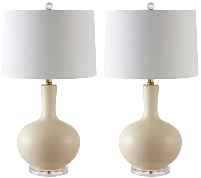 Callen Table Lamp Set in Off-White by Safavieh