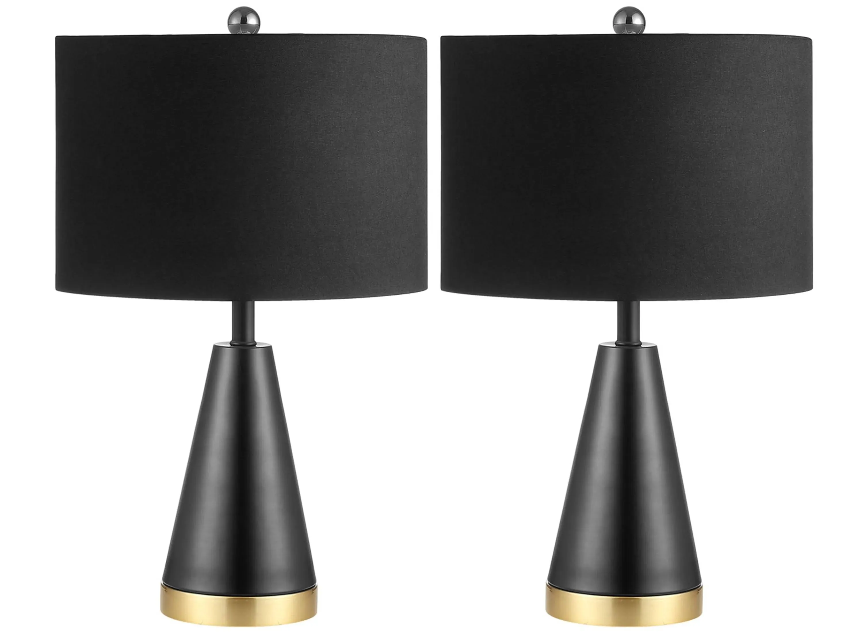 Waylon Table Lamp Set in Black by Safavieh