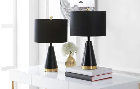 Waylon Table Lamp Set in Black by Safavieh