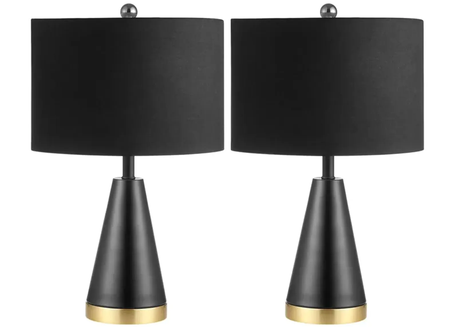 Waylon Table Lamp Set in Black by Safavieh