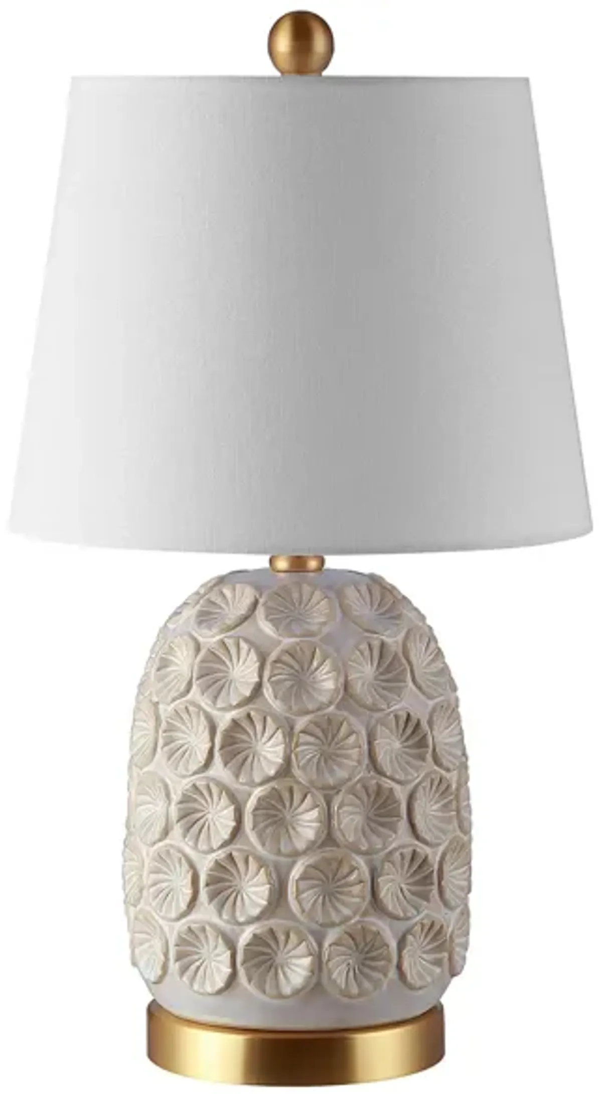 Lukas Table Lamp in Off-White by Safavieh