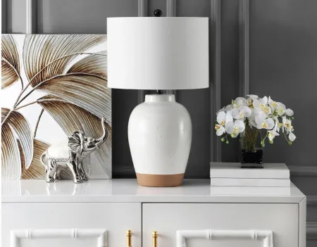 Collin Table Lamp in Ivory by Safavieh