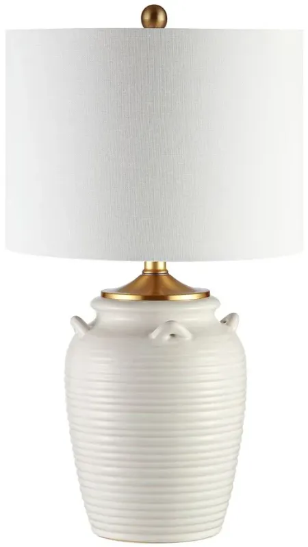 Rhett Table Lamp in Ivory by Safavieh
