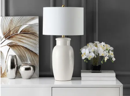 Ashson Table Lamp in Ivory by Safavieh