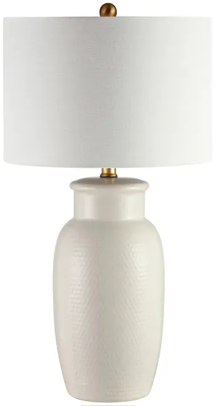 Ashson Table Lamp in Ivory by Safavieh