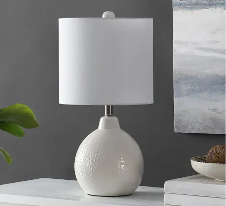 Lonni Ceramic Table Lamp in Ivory by Safavieh
