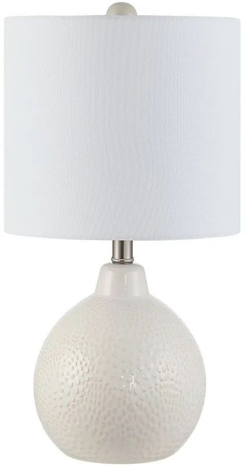 Lonni Ceramic Table Lamp in Ivory by Safavieh