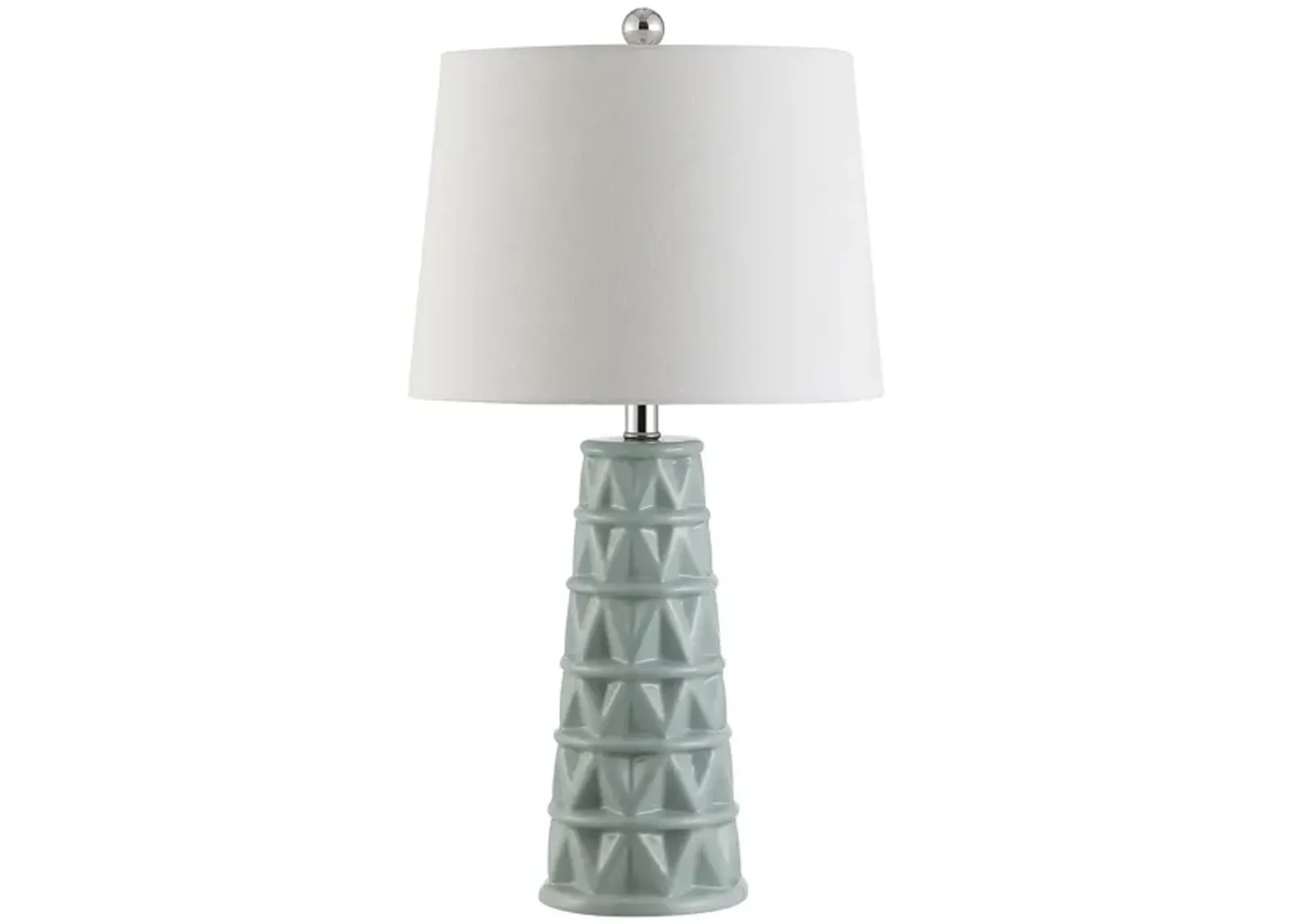 Velor Ceramic Table Lamp in Blue by Safavieh