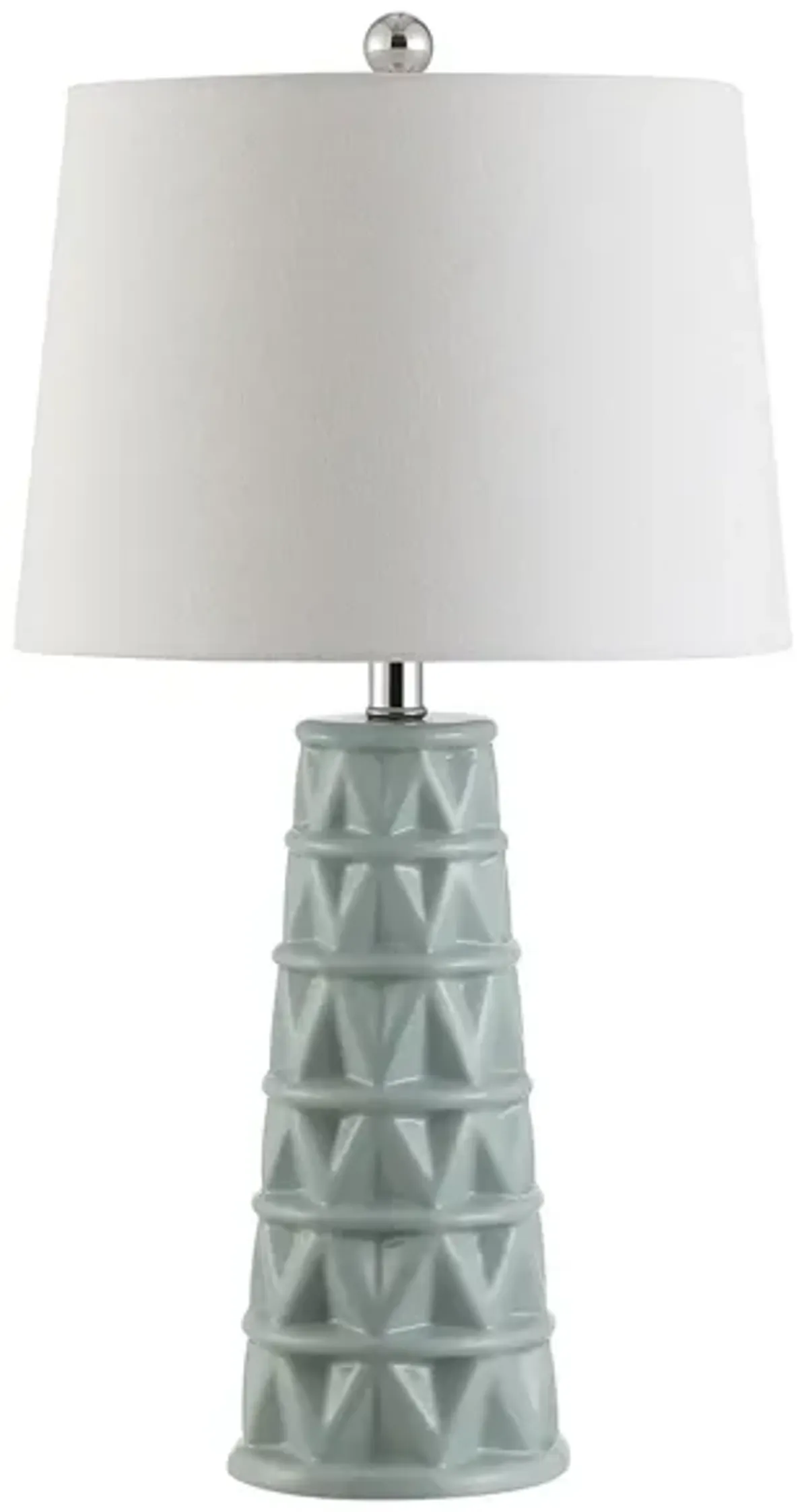 Velor Ceramic Table Lamp in Blue by Safavieh