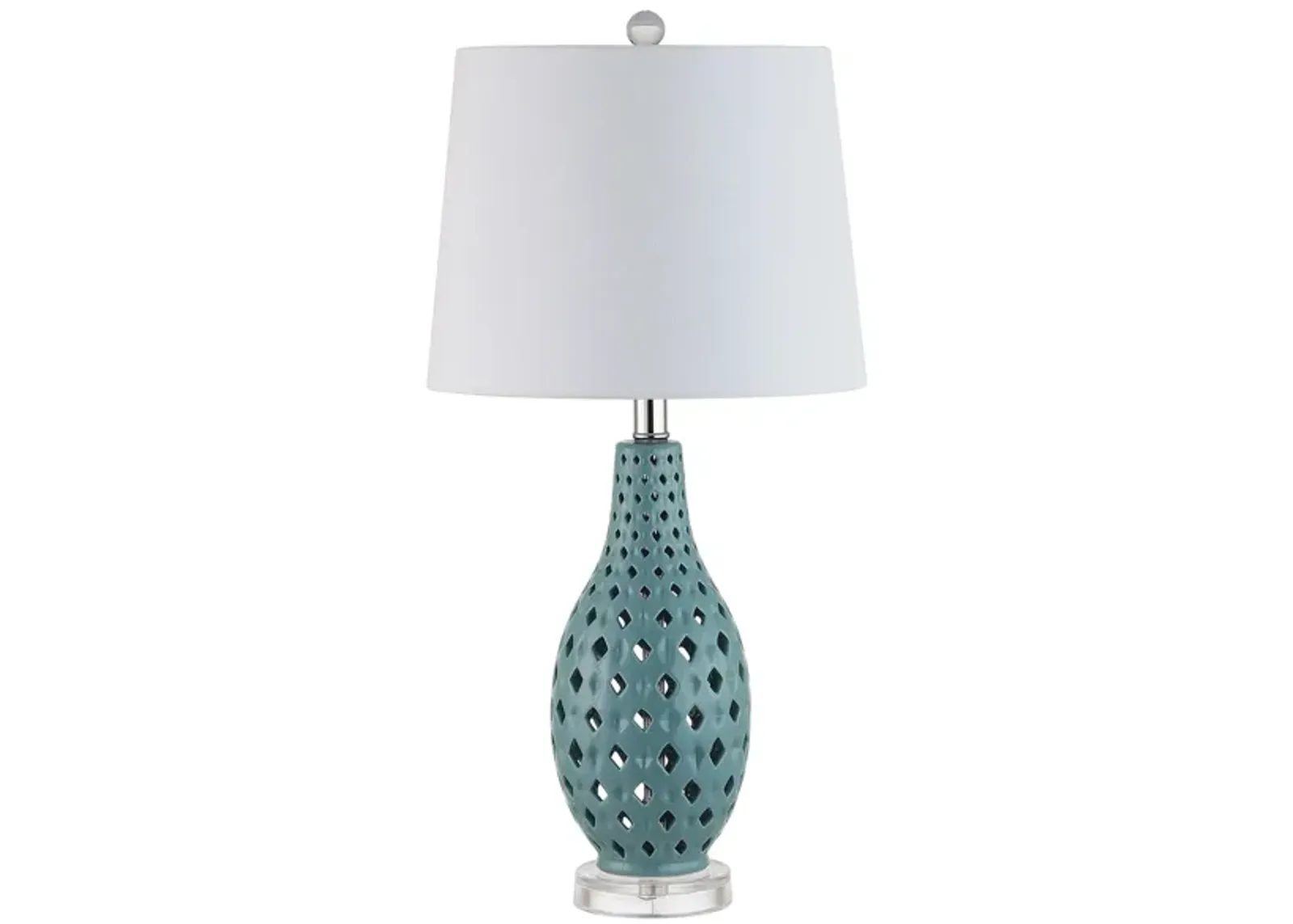 Brisor Ceramic Table Lamp in Blue by Safavieh