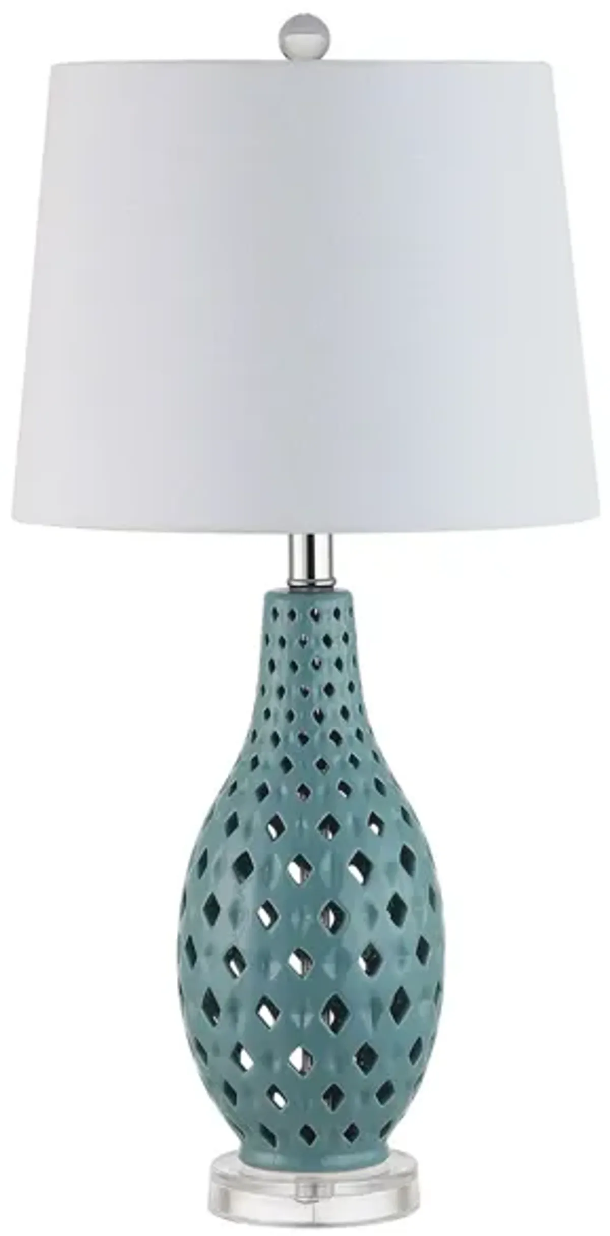 Brisor Ceramic Table Lamp in Blue by Safavieh