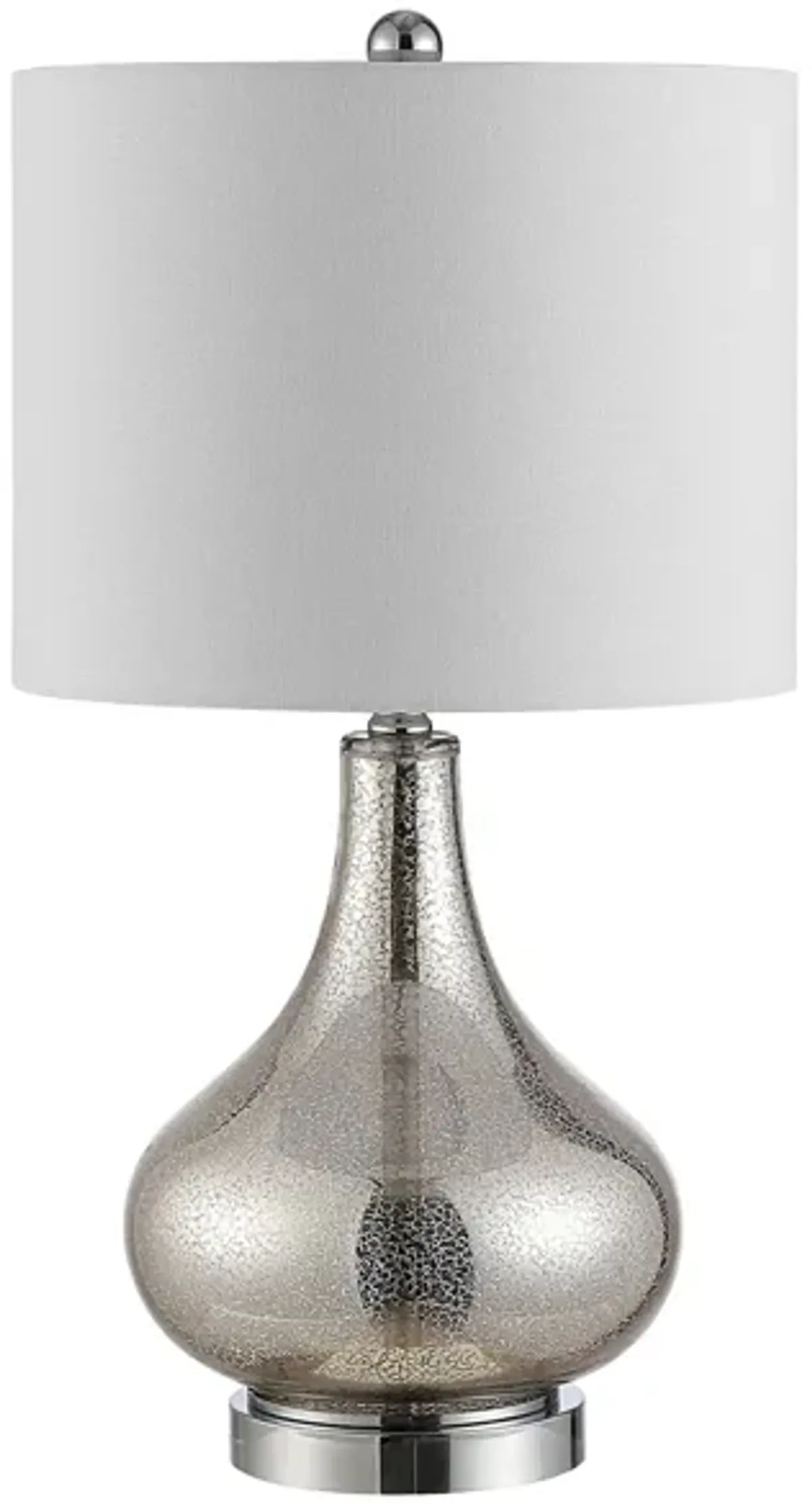 Penla Glass Table Lamp in Silver by Safavieh