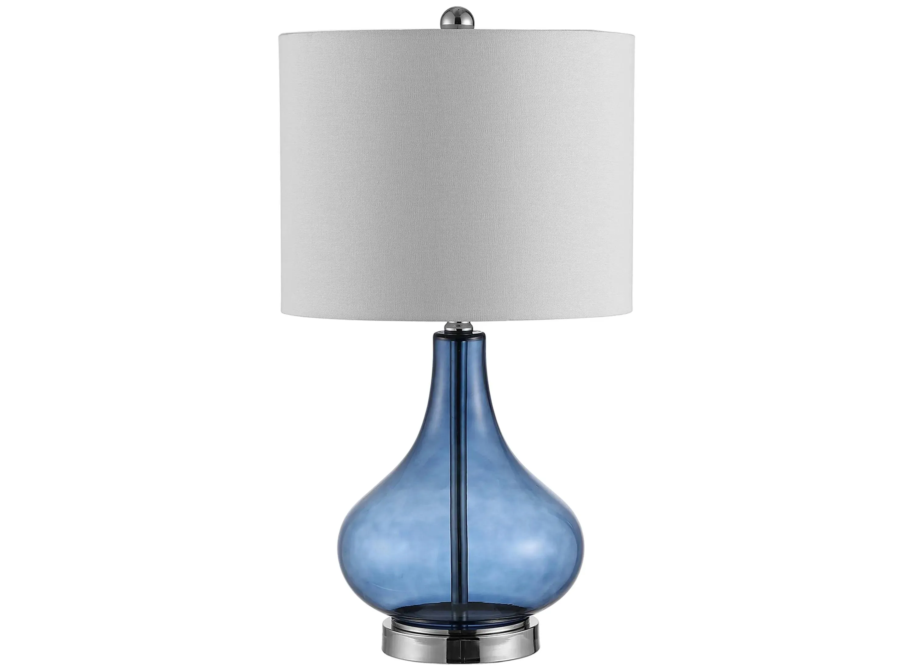 Penla Glass Table Lamp in Blue by Safavieh