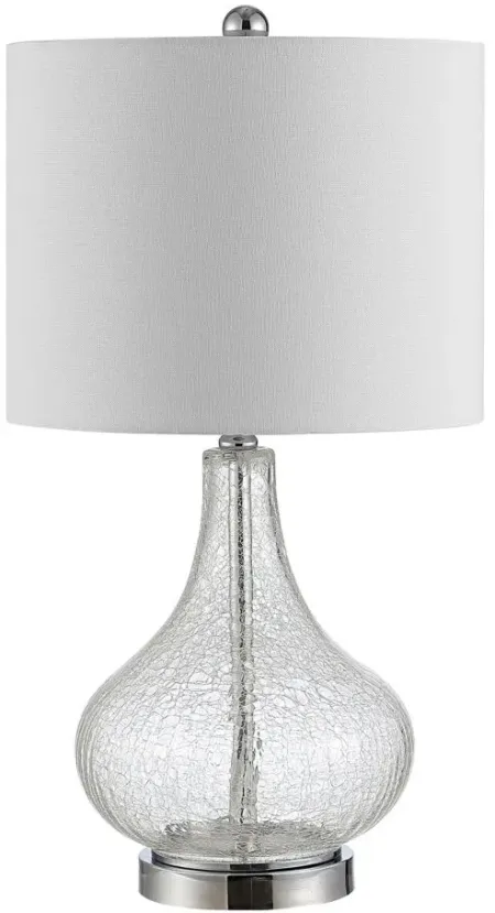Penla Glass Table Lamp in Clear by Safavieh