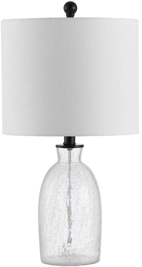 Wilsa Glass Table Lamp in Clear by Safavieh