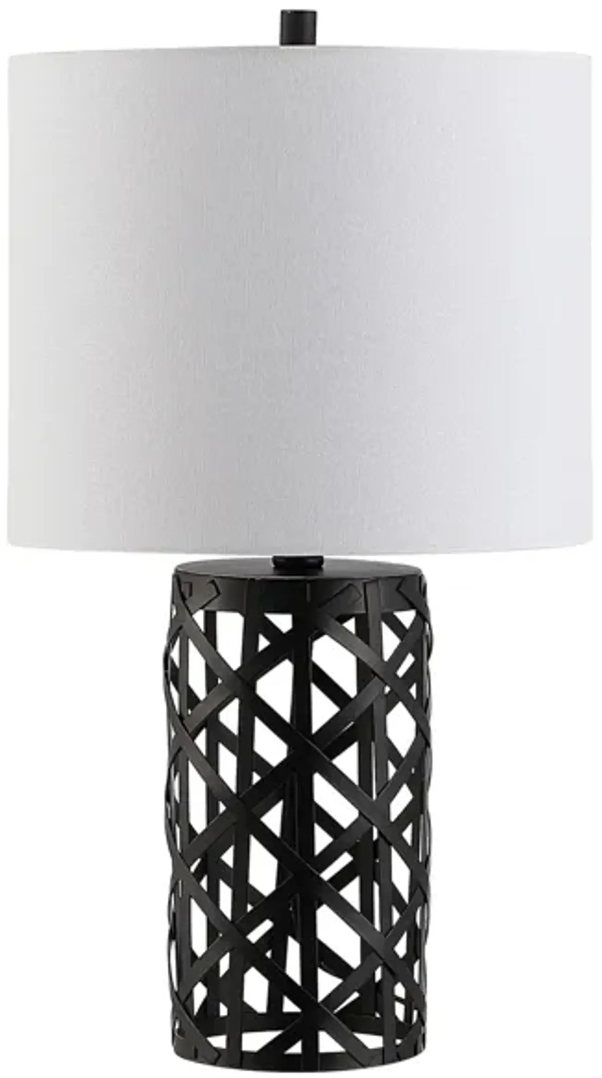 Armena Iron Table Lamp in Black by Safavieh