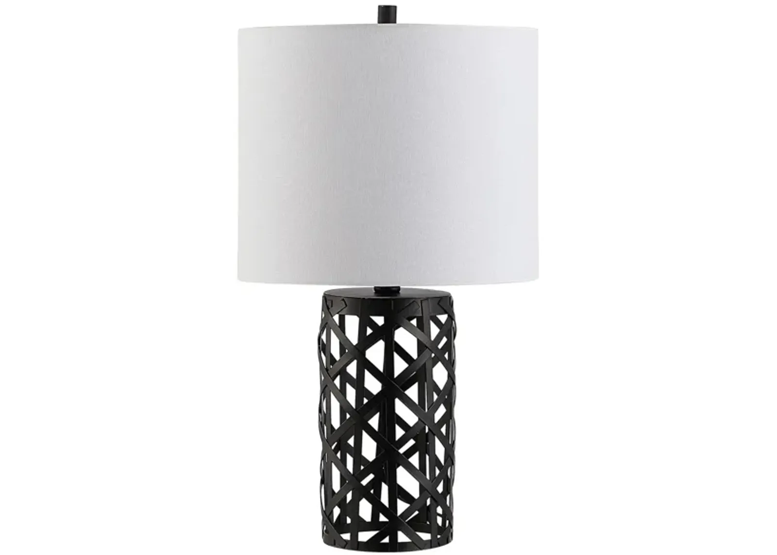 Armena Iron Table Lamp in Black by Safavieh