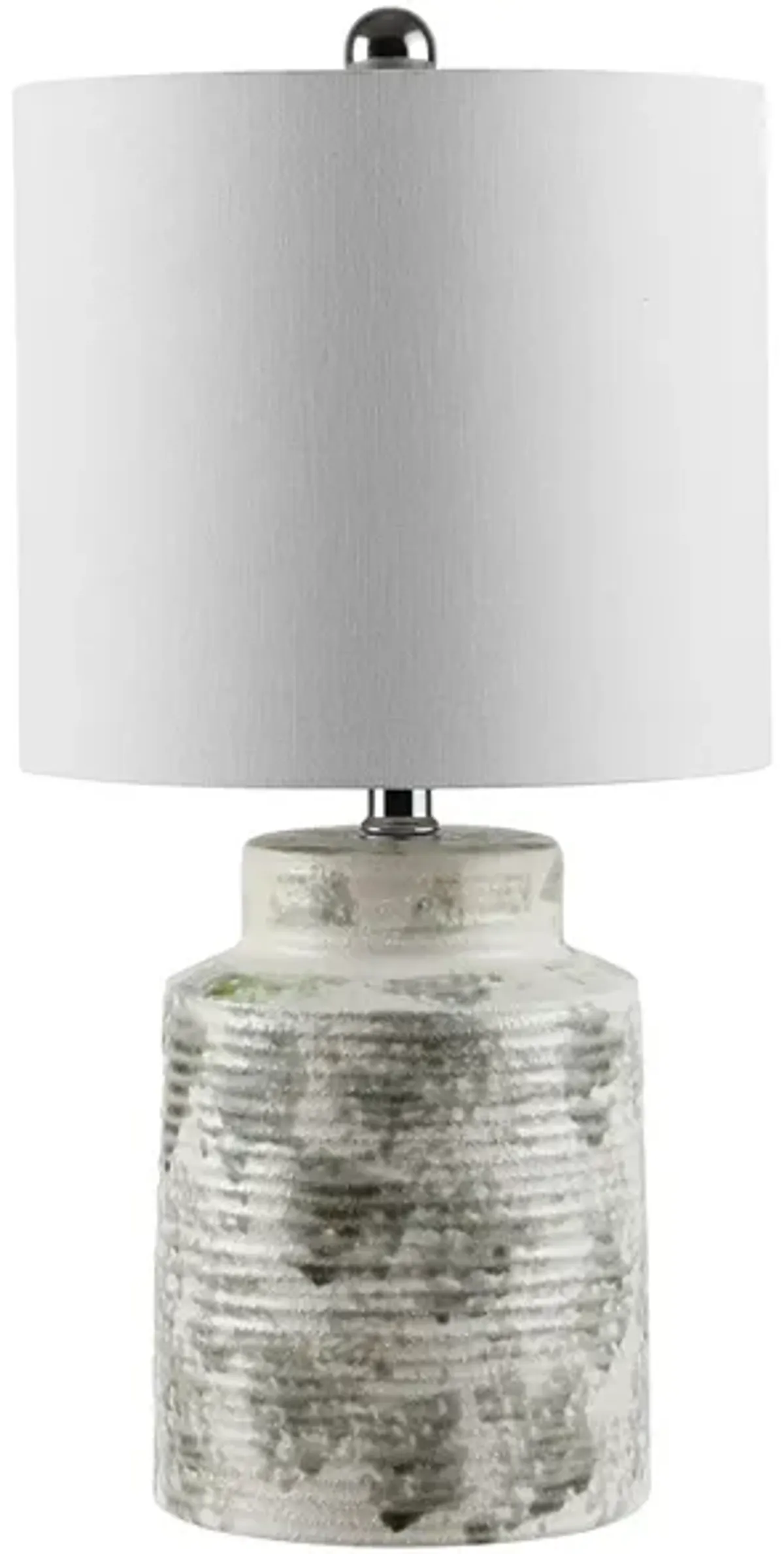 Darsa Ceramic Table Lamp in Gray by Safavieh