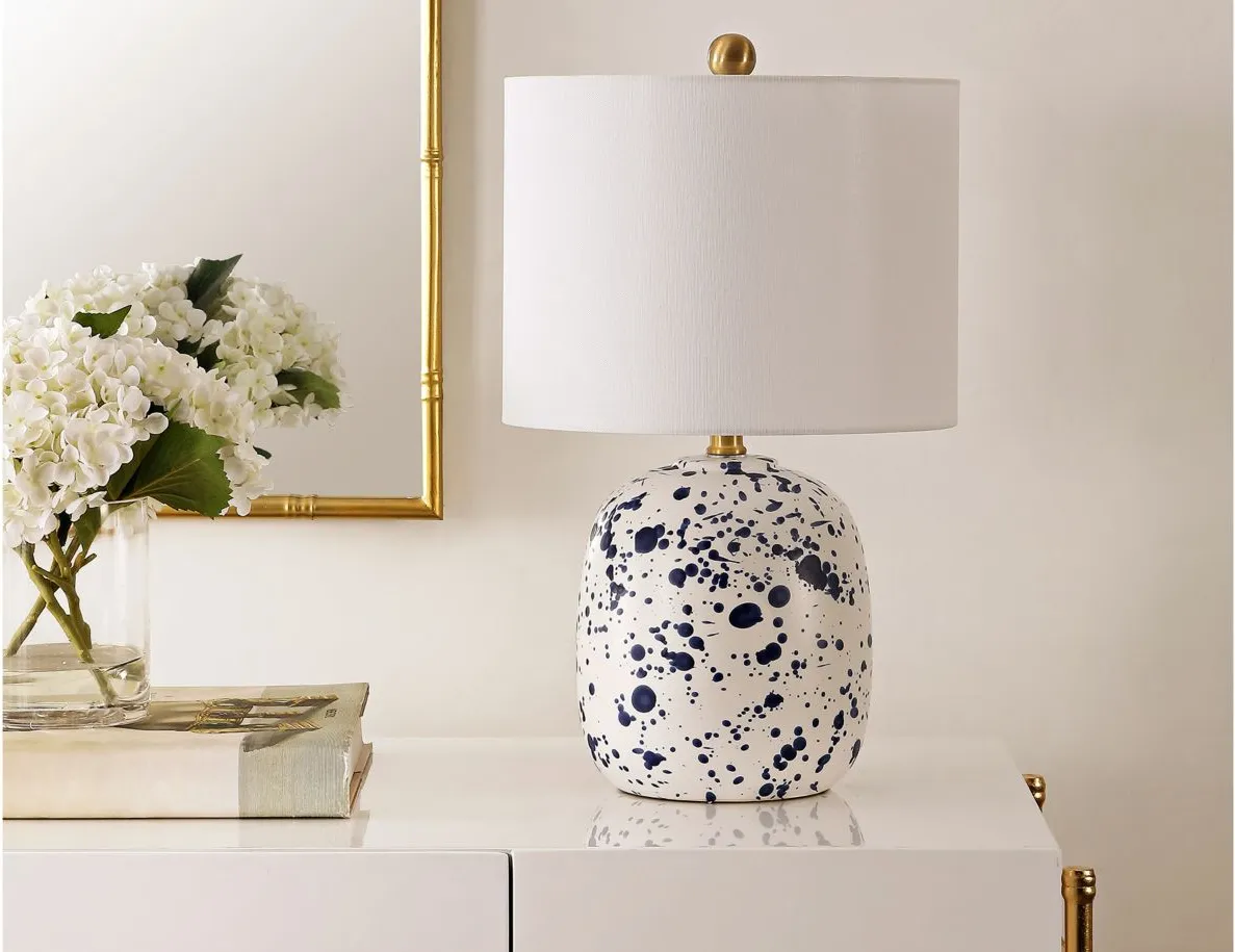 Norsi Ceramic Table Lamp in Ivory by Safavieh