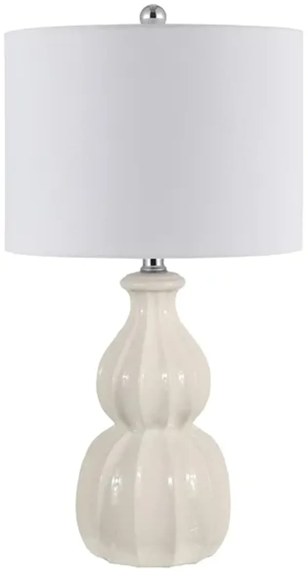 Lovell Ceramic Table Lamp in Ivory by Safavieh