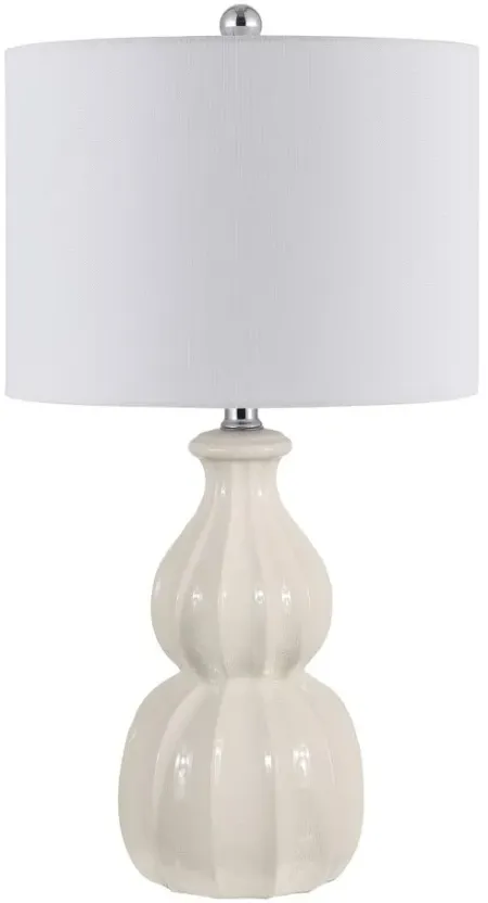 Lovell Ceramic Table Lamp in Ivory by Safavieh