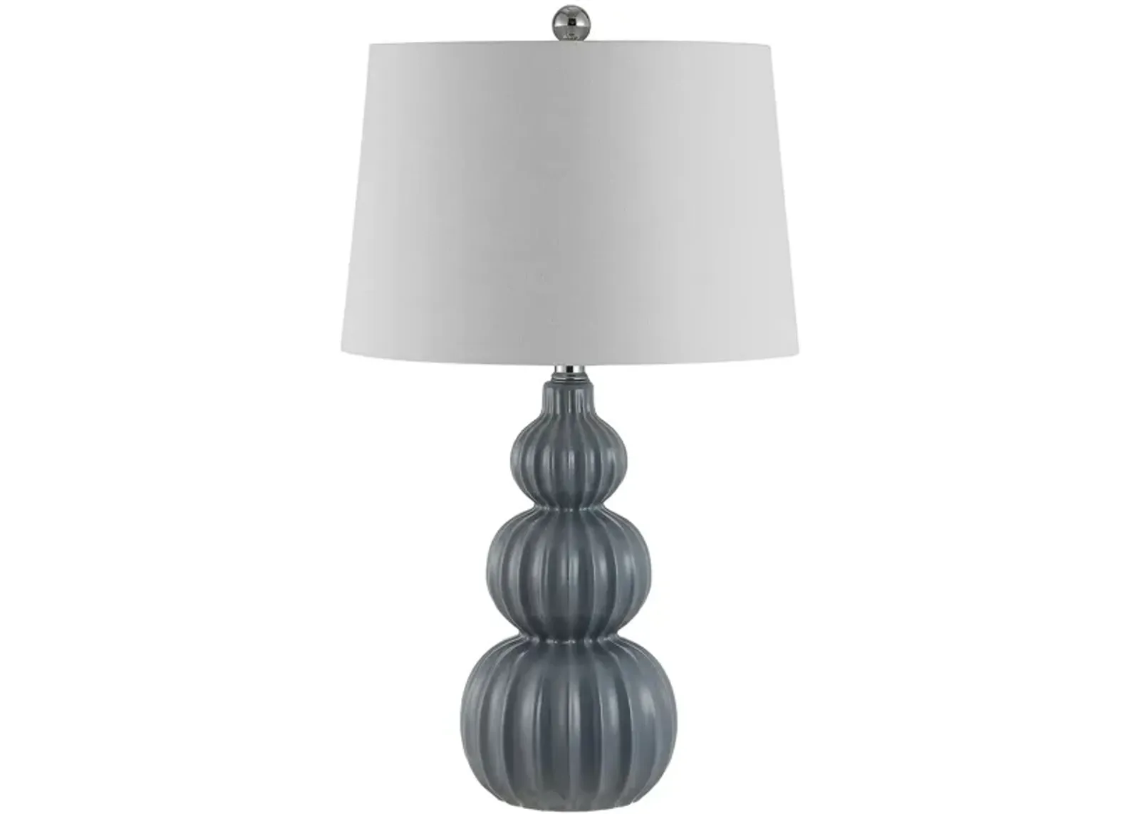 Pehonix Ceramic Table Lamp in Gray by Safavieh