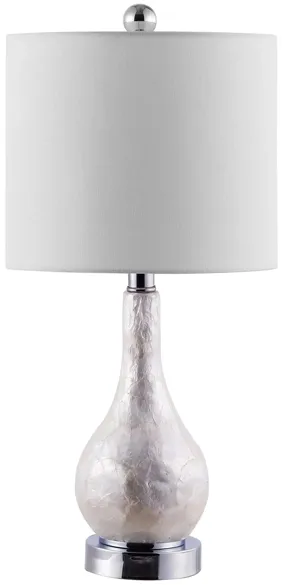 Poppy Resin Table Lamp in Ivory by Safavieh