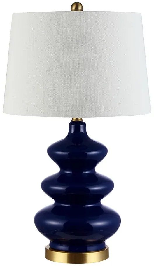 Brooks Table Lamp in Navy by Safavieh