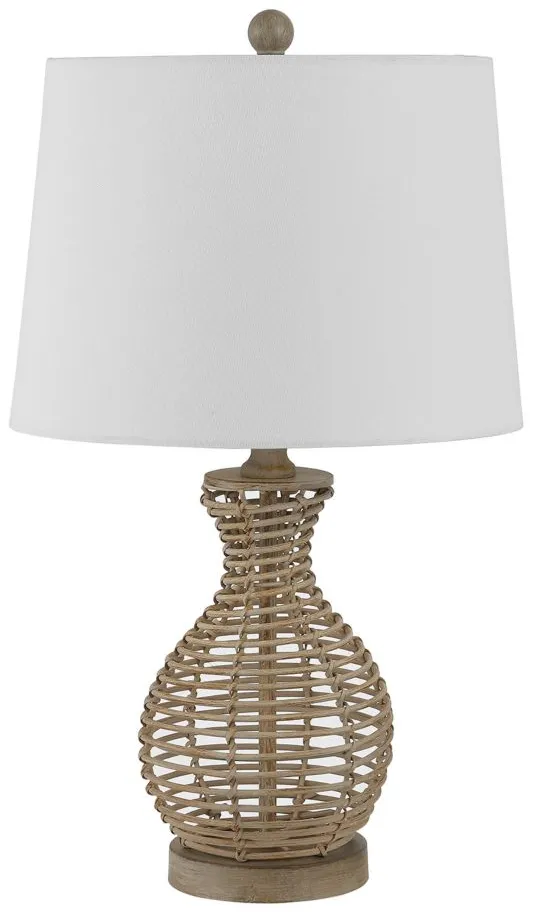 Blithe Seagrass Table Lamp in Gray by Safavieh